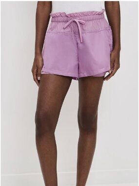 Shopbop x Polo Ralph Lauren Layered Drawstring Shorts Small - Purple